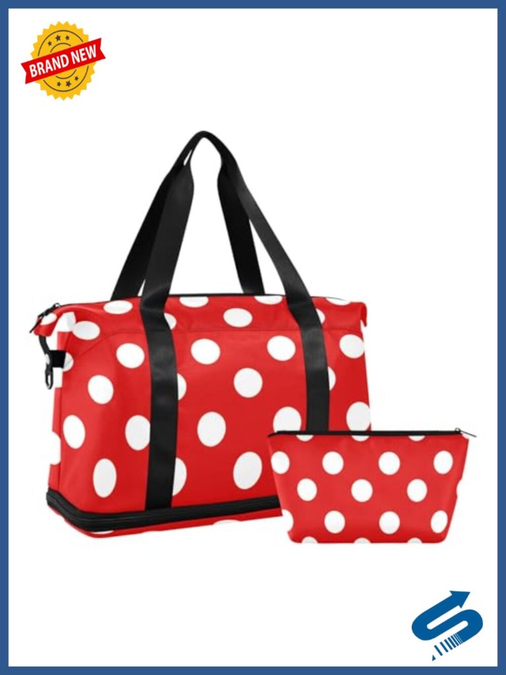 Expandable Travel Duffel Gym Sports Bag Waterproof Polyester Weekend Luggage